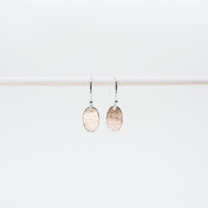 Oval Scribbled Earrings