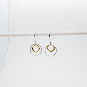 Petite Two-Toned Earrings