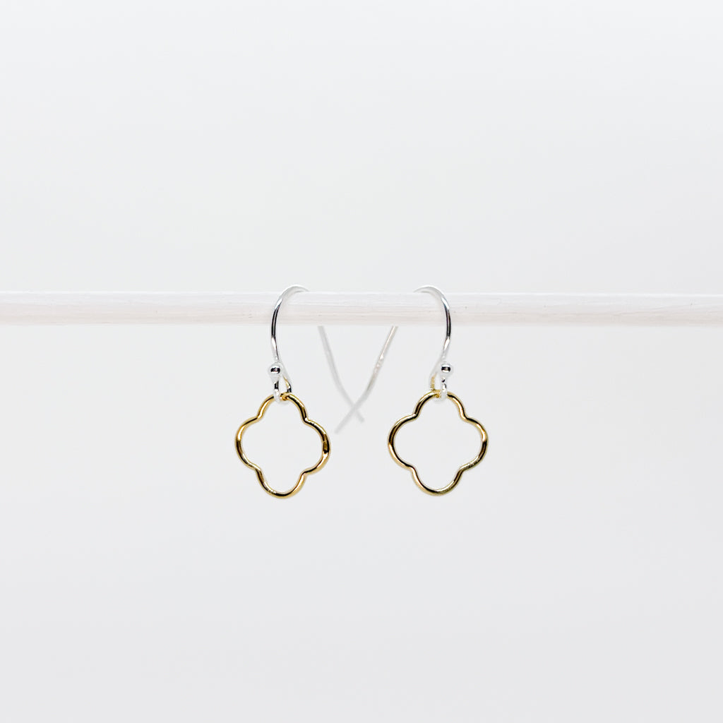 Petite Gold Flower Earrings