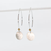 Load image into Gallery viewer, Medium Scribble Disc Earrings