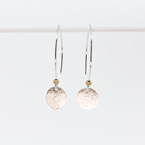 Medium Scribble Disc Earrings