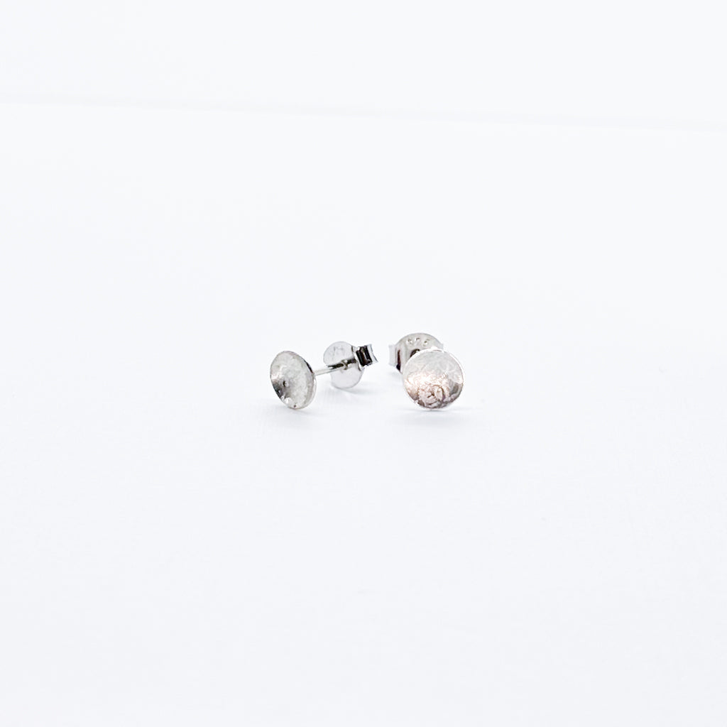 Petite Scribbled Studs