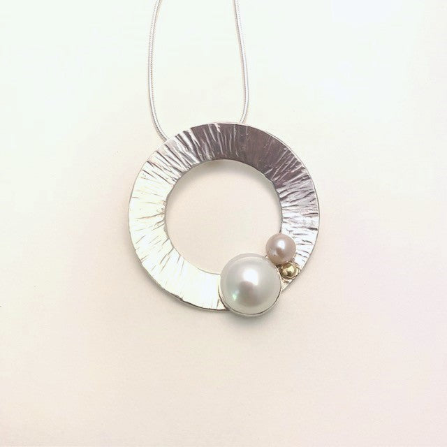 Mabe Pearl Wreath Necklace