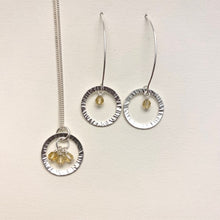 Load image into Gallery viewer, Sterling Silver Citrine Necklaces