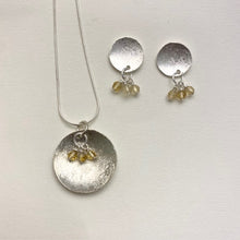 Load image into Gallery viewer, Sterling Silver Citrine Necklaces