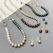 Load image into Gallery viewer, Ombre Pearl Necklace Series